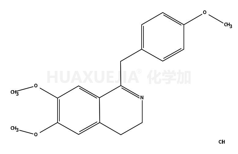 3,4-Dihydro-6,7-dimethoxy-1-(p-methoxybenzyl)isoquinoline Hydrochloride
