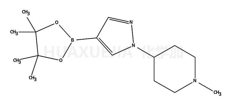 Piperidine, 1-methyl-4-[4-(4,4,5,5-tetramethyl-1,3,2-dioxaborolan-2-yl)-1H-pyrazol-1-yl]-