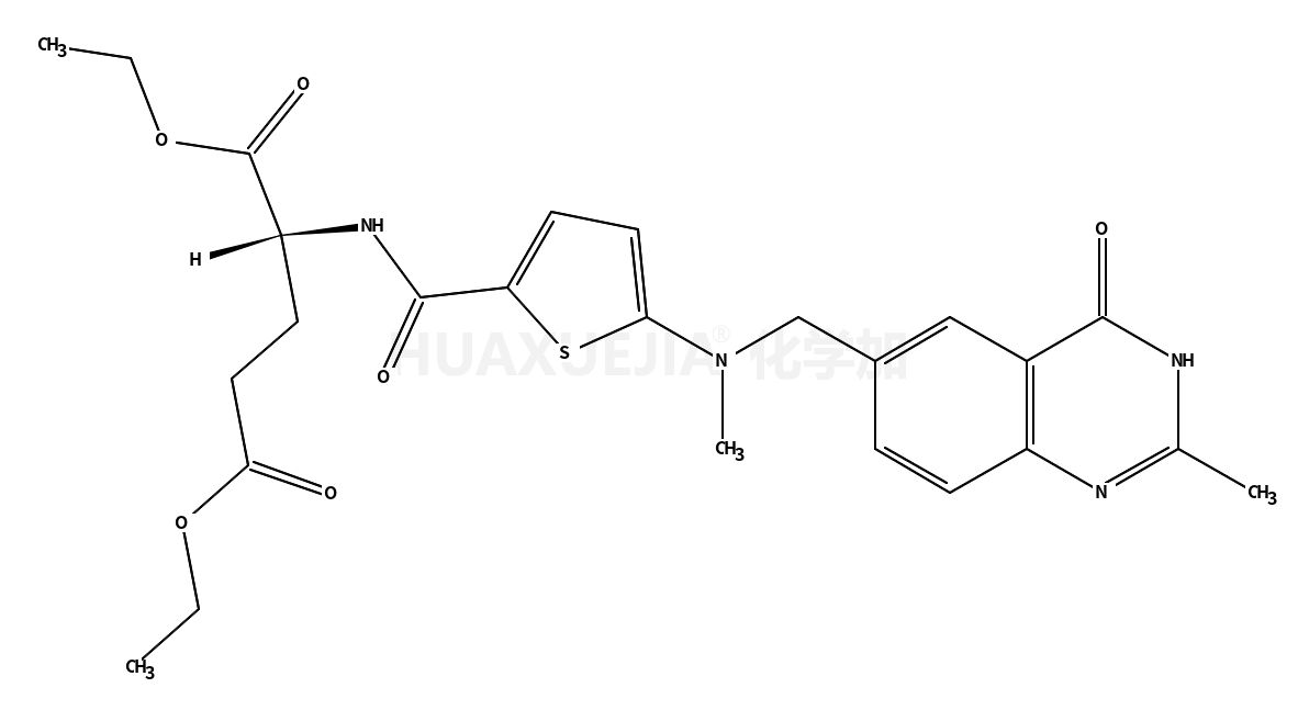 N-[5-[N-[(3,4-二氢-2-甲基-4-氧-6-喹唑啉基)甲基]-N-甲基氨基]-2-噻吩甲酰]-L-谷氨酸二乙酯