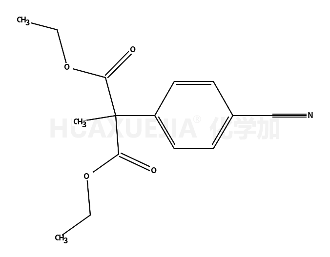 丙二酸,  (4-氰基苯基)甲基-,  二乙基酯