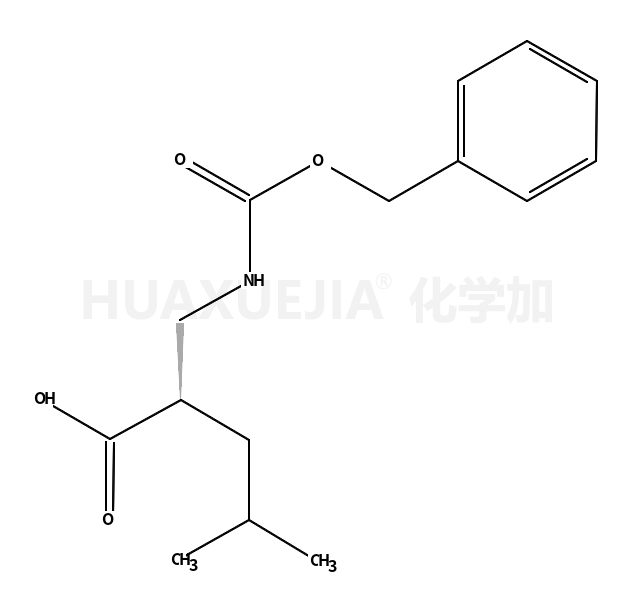 (2R)-([{(benzyloxy)carbonyl}amino]methyl)-4-methylpentanoic acid