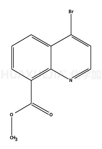 甲基-4-溴代喹啉-8-羧酸酯 
4-溴-8-喹啉甲酸甲酯
