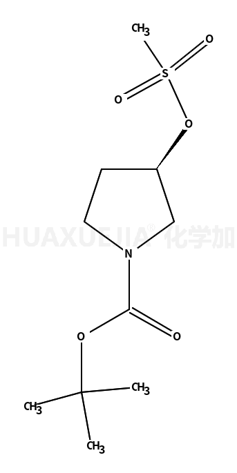(S)-1-BOC-3-甲磺酰氧基吡咯烷