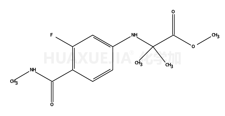 N-[3-氟-4-[(甲基氨基)羰基]苯基]-2-甲基-丙氨酸甲酯