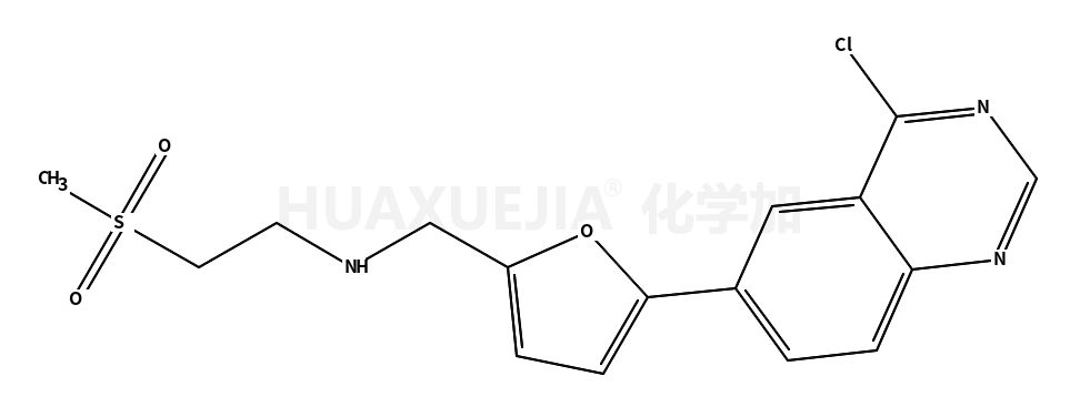 N-((5-(4-氯喹唑啉-6-基)呋喃-2-基)甲基)-2-(甲基磺酰基)乙胺