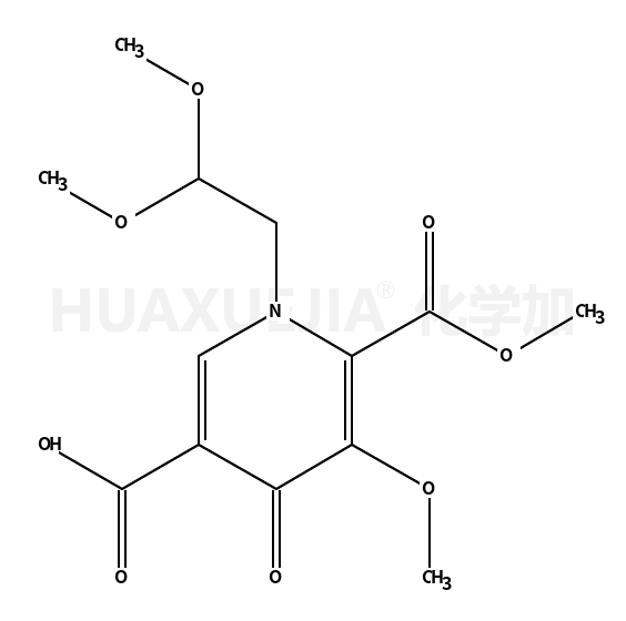 2,?5-?Pyridinedicarboxylic acid, 1-?(2,?2-?dimethoxyethyl)?-?1,?4-?dihydro-?3-?methoxy-?4-?oxo-?, 2-?methyl ester