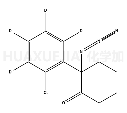 2-Azido-2-(6-chlorophenyl)cyclohexanone-d4