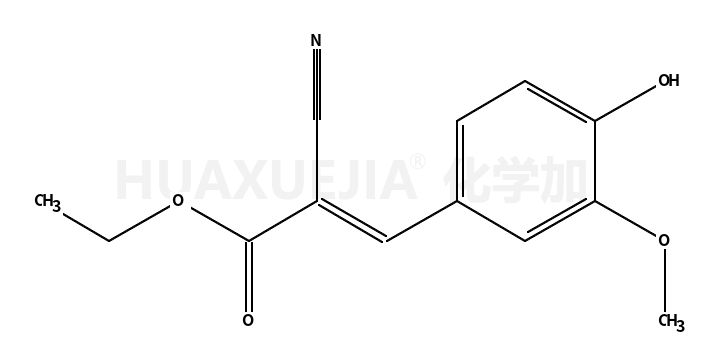 乙基 2-氰基-3-(4-羥基-3-甲氧苯基)丙-2-烯酸酯
