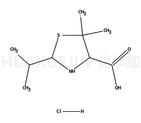 5,5-dimethyl-2-propan-2-yl-1,3-thiazolidine-4-carboxylic acid,hydrochloride