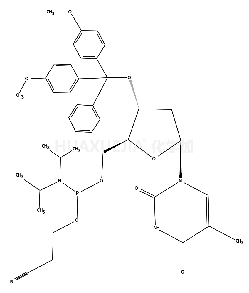 5'-O-[(二异丙基氨基)-(2-氰基乙氧基)氧磷基]-3'-O-(4,4'-二甲氧基三苯甲基)胸苷