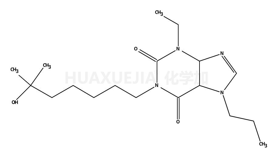 3-ethyl-1-(6-hydroxy-6-methylheptyl)-7-propylpurine-2,6-dione