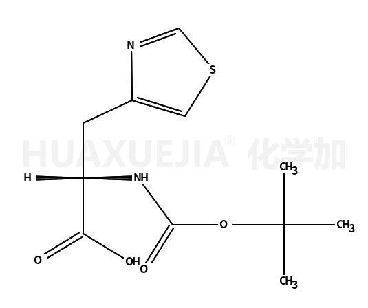 丁氧羰基-3-(4-噻唑基)-D-苯丙酸