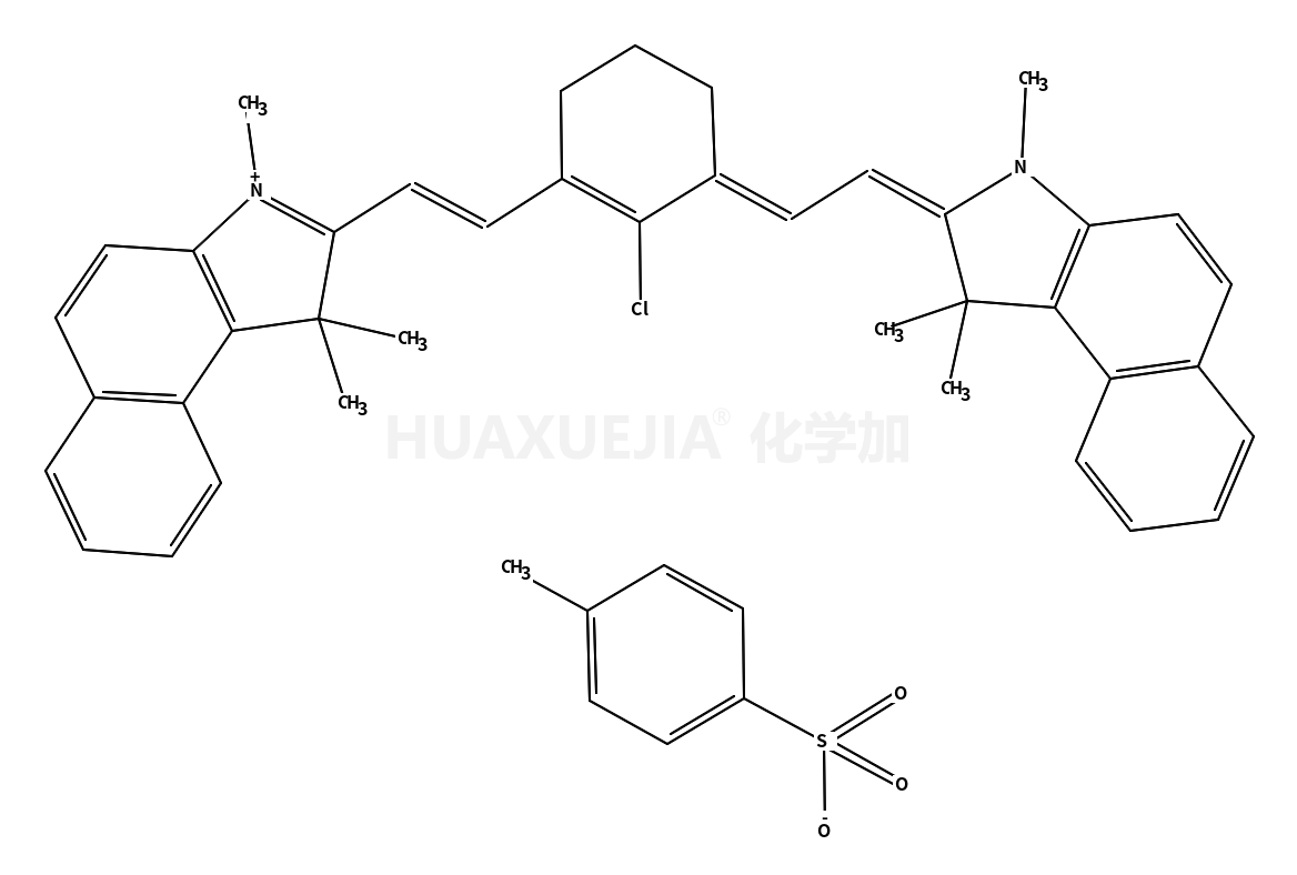 2-[2-[2-氯-3-[2-(1,3-二氢-1,1,3-三甲基-2H-苯并[e]吲哚-2-亚基)亚乙基]-1-环己烯-1-基]乙烯基]-1,1,3-三甲基-1H-苯并[e]吲哚 4-甲基苯磺酸盐