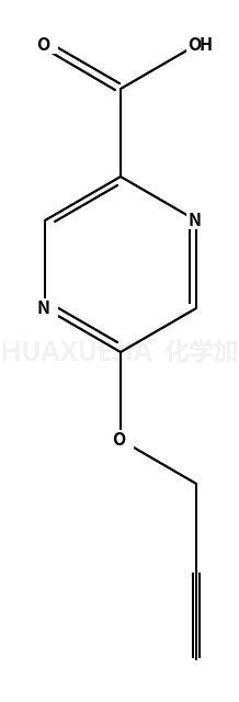 5-(prop-2-ynyloxy)pyrazine-2-carboxylic acid