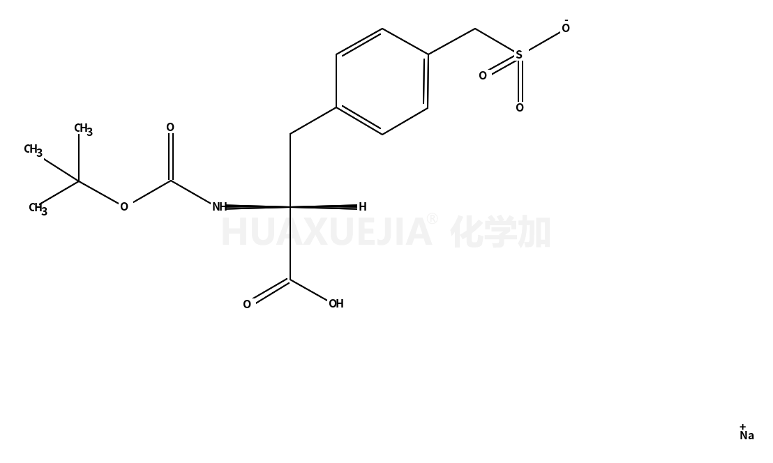 N-tert-butyloxycarbonyl-4-(sulfomethyl)-L-phenylalanine