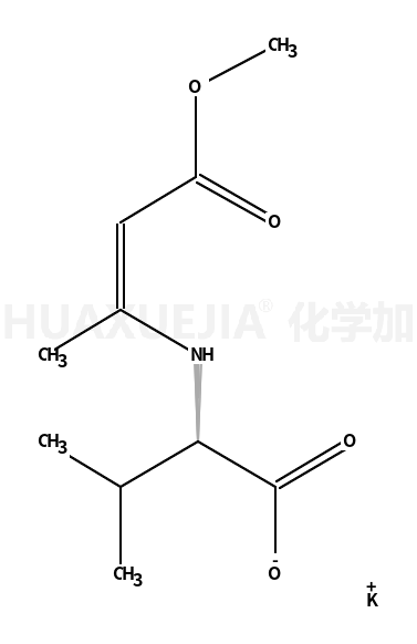 (R)-3-[(1-羧基-2-甲基丙基)氨基]-2-丁烯酸单甲酯单钾盐