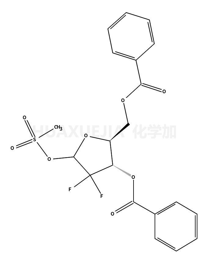 2-脱氧-2,2-二氟-呋喃核糖基-3,5-二苯甲酰基-1-甲磺酸酯