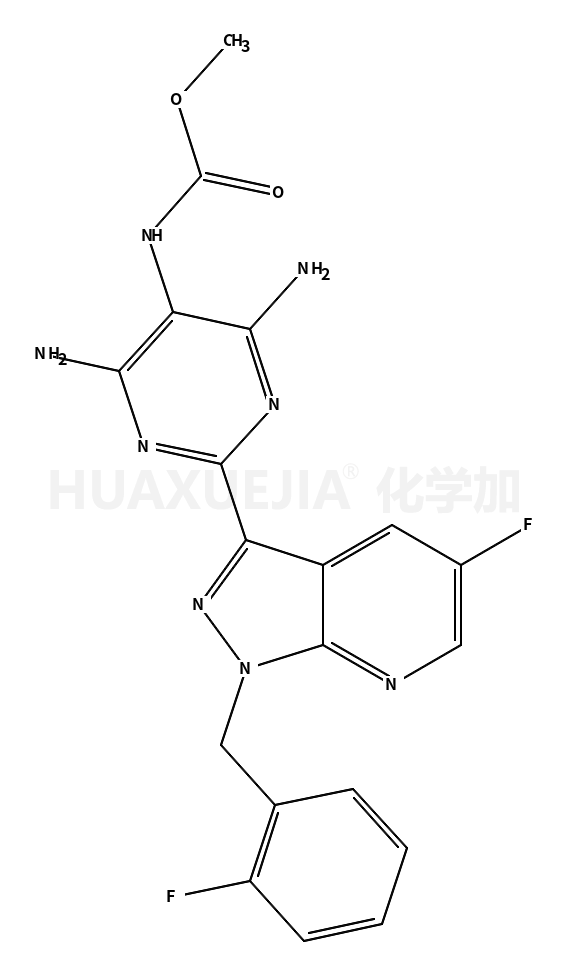 Methyl (4,6-diamino-2-(5-fluoro-1-(2-fluorobenzyl)-1H-pyrazolo[3,4-b]pyridin-3-yl)pyrimidin-5-yl)carbamate