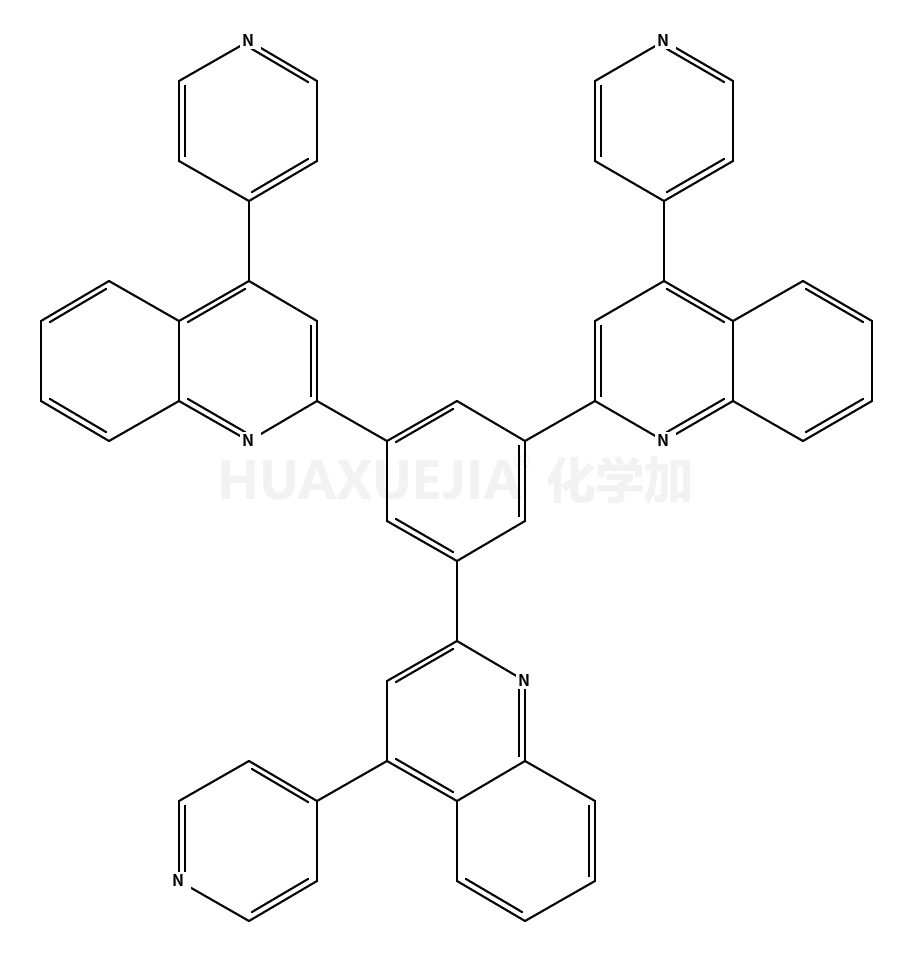 1,3,5-三(4-吡啶基喹啉-2-基)苯