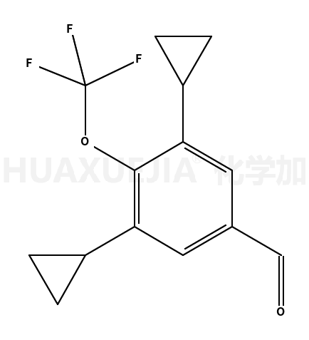 3,5-dicyclopropyl-4-(trifluoromethoxy)benzaldehyde