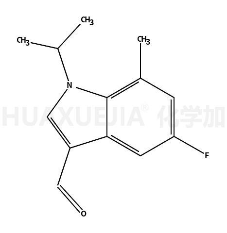 5-氟-7-甲基-1-(丙烷-2-基)-1H-吲哚-3-羧醛