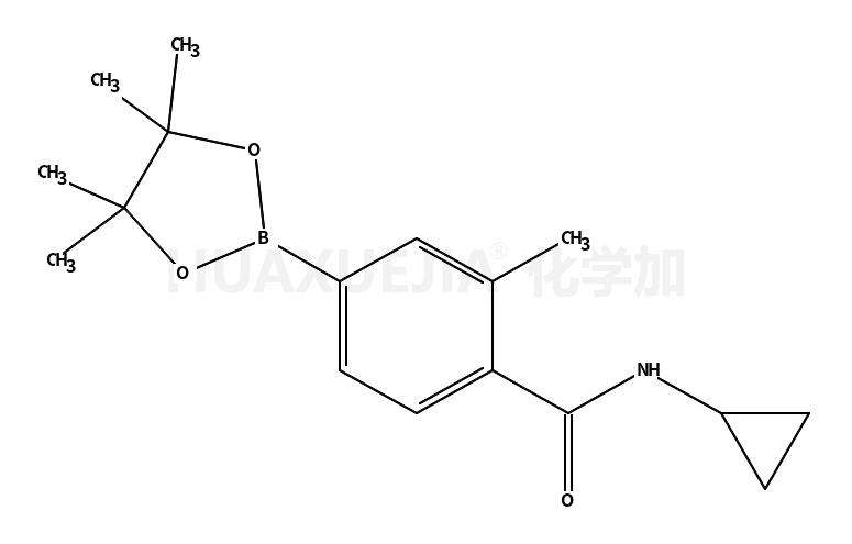 N-环丙基-2-甲基-4-(四甲基-1,3,2-二氧杂硼烷-2-基)苯甲酰胺