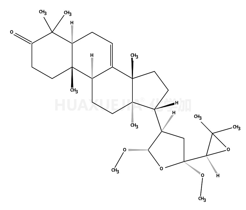 21,23:24,25-Diepoxy-21,23-dimethoxytirucall-7-en-3-one