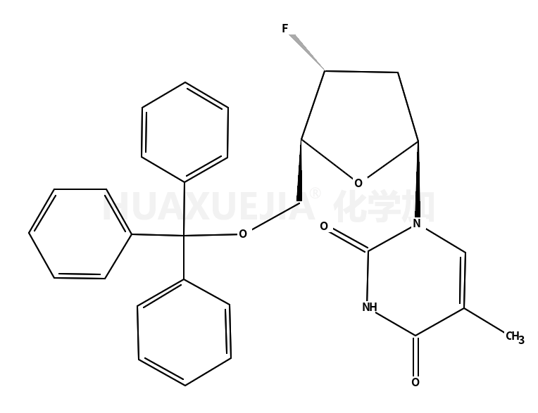 3'-Deoxy-3'-fluoro-5'-O-trityl-D-thymidine