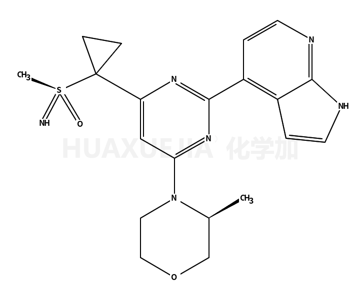 4-[4-[1-[[S(R)]-S-甲基亚胺磺酰基]环丙基]-6-[(3R)-3-甲基-4-吗啉基]-2-嘧啶基]-1H-吡咯并[2,3-b]吡啶
