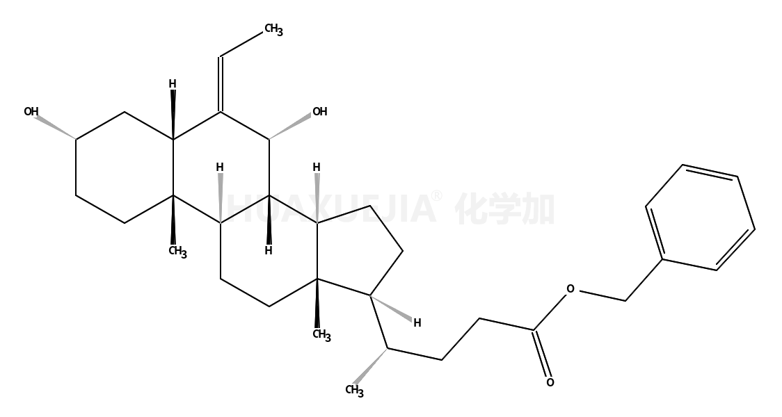 benzyl 3α,7α-dihydroxy-6-ethyliden-5β-cholan-24-oate