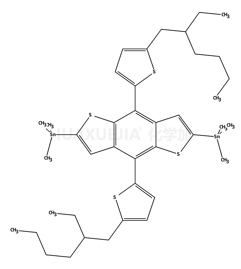 2,6-二(三甲基锡)-4,8-二(5-(2-乙基己基)噻吩基-2-)-苯并二噻吩