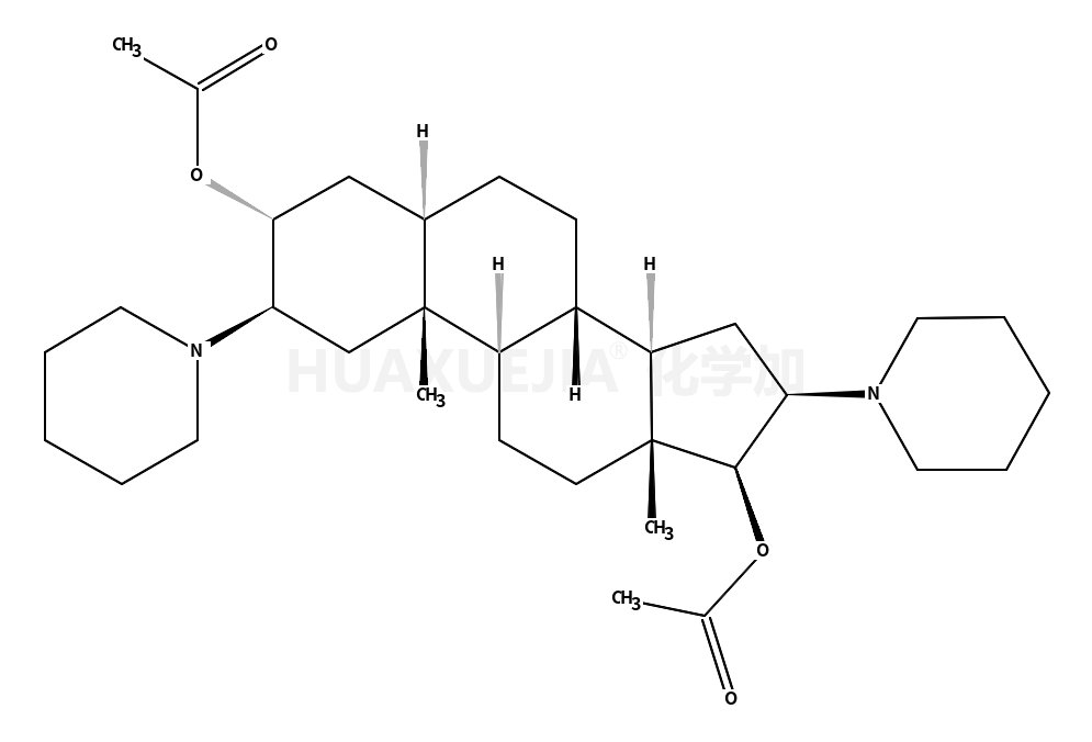 (2b,3a,16b,17b)-2,16-双(哌啶基)-3,17-二乙酰氧基-5-雄甾烷