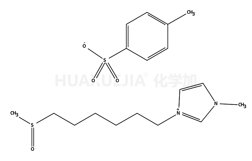1-甲基-3-[6-(甲基亚磺酰基)己基]咪唑对甲苯磺酰盐