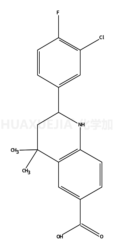 2-(3-Chloro-4-fluorophenyl)-4,4-dimethyl-1,2,3,4-tetrahydroquinoline-6-carboxylic acid