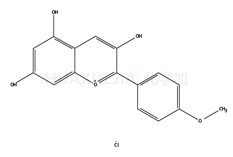 1-Benzopyrylium, 3,5,7-trihydroxy-2-(4-methoxyphenyl)-, chloride (1:1)