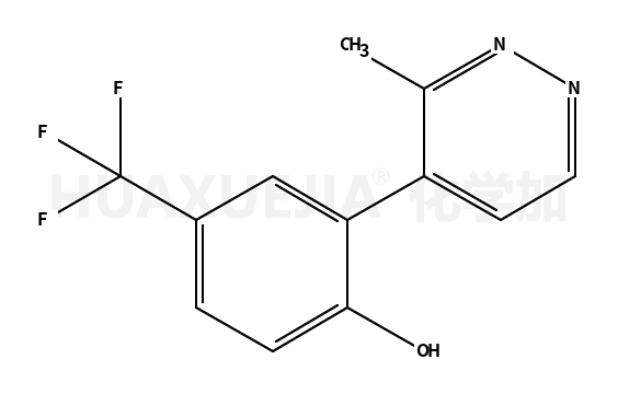 2-(3-methylpyridazin-4-yl)-4-(trifluoromethyl)phenol