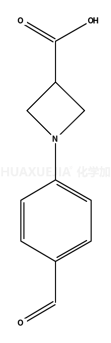 1-(4-甲酰基苯基)氮雜丁烷-3-羧酸