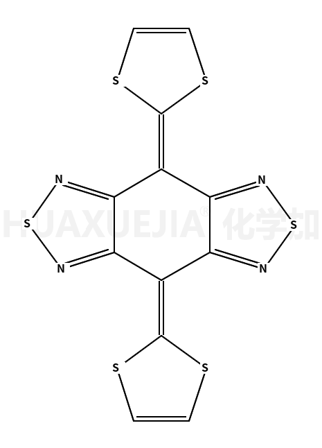4,8-bis(1,3-dithiol-2-ylidene)-[1,2,5]thiadiazolo[3,4-f][2,1,3]benzothiadiazole