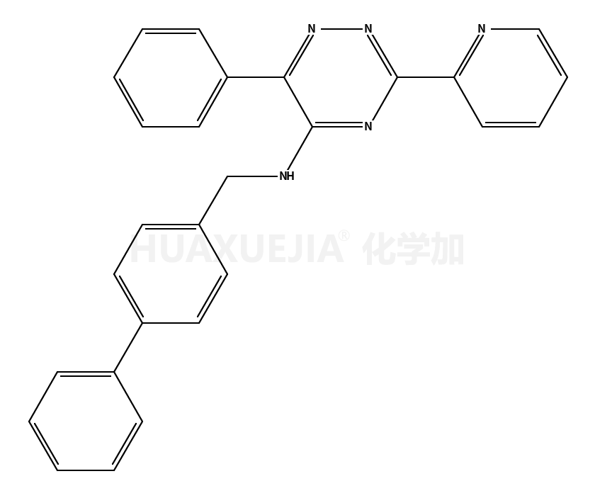 N-([1,1'-Biphenyl]-4-ylmethyl)-6-phenyl-3-(pyridin-2-yl)-1,2,4-triazin-5-amine