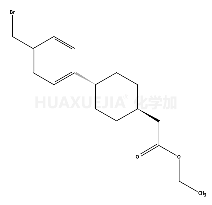 Ethyl {trans-4-[4-(bromomethyl)phenyl]cyclohexyl}acetate