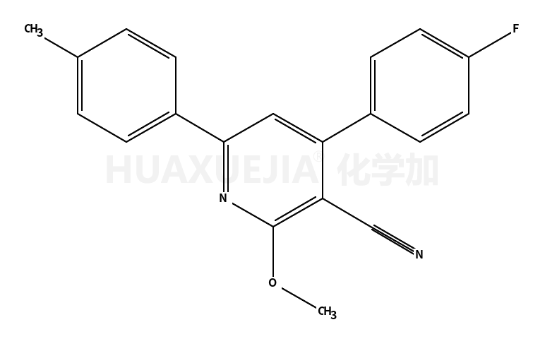 4-(4-fluorophenyl)-2-methoxy-6-(4-methylphenyl)pyridine-3-carbonitrile