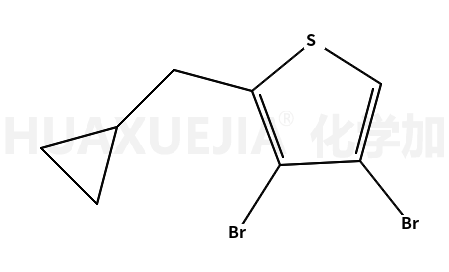 3,4-dibromo-2-(cyclopropylmethyl)thiophene