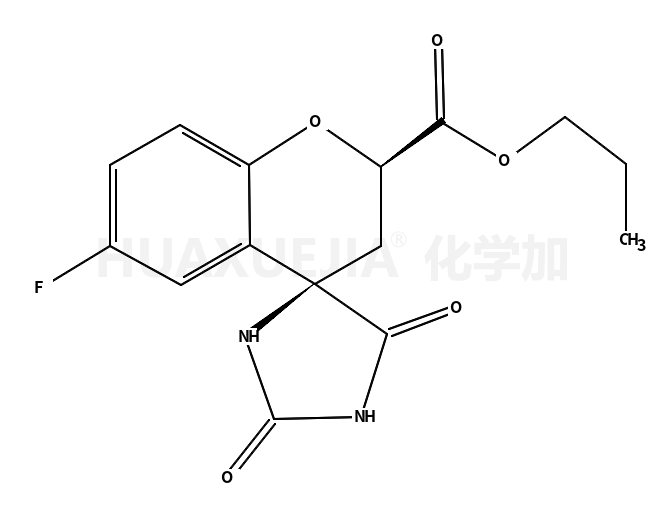 (2S,4S)-6-氟-2，3-二氢-2’,5’-二氧螺(4H-1-苯并吡喃-4,4’-咪唑烷)-2-羧酸正丙酯