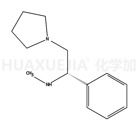 (R)-(-)-N-甲基-1-苯基-2-(1-吡啶烷）乙胺