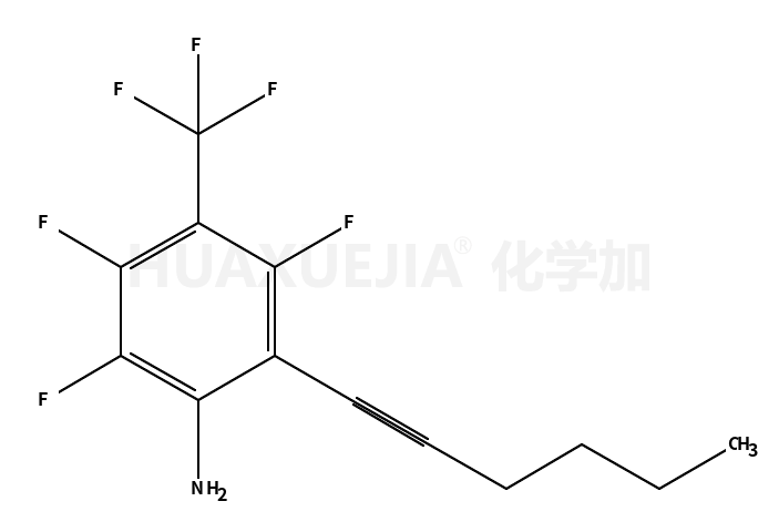 2,3,5-trifluoro-6-hex-1-ynyl-4-(trifluoromethyl)aniline