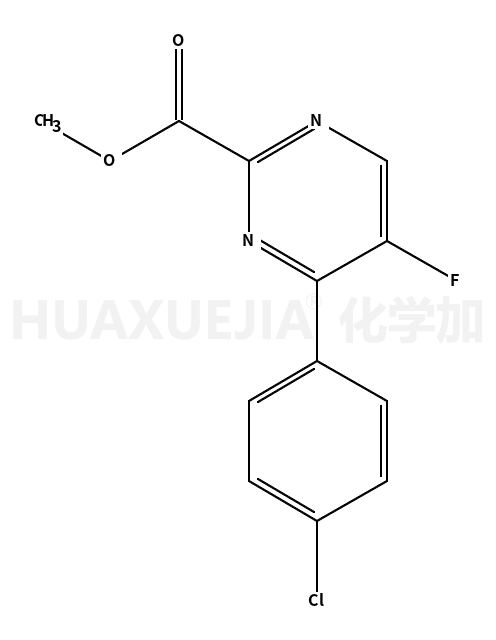 methyl 4-(4-chlorophenyl)-5-fluoropyrimidine-2-carboxylate