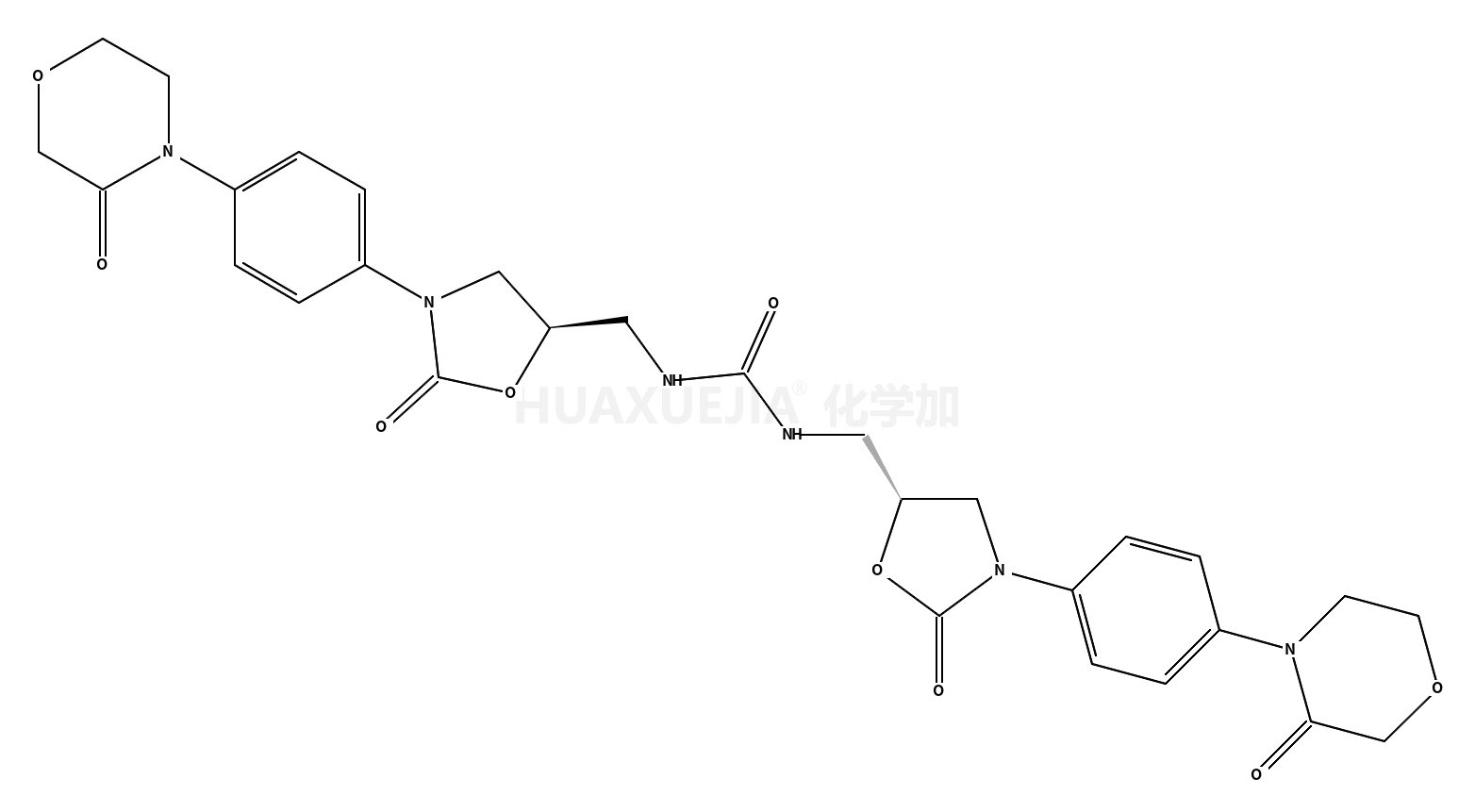 N,N-双[[(5s)-2-氧代-3-[4-(3-氧代-4-吗啉)苯基]-5-噁唑啉]甲基]-脲