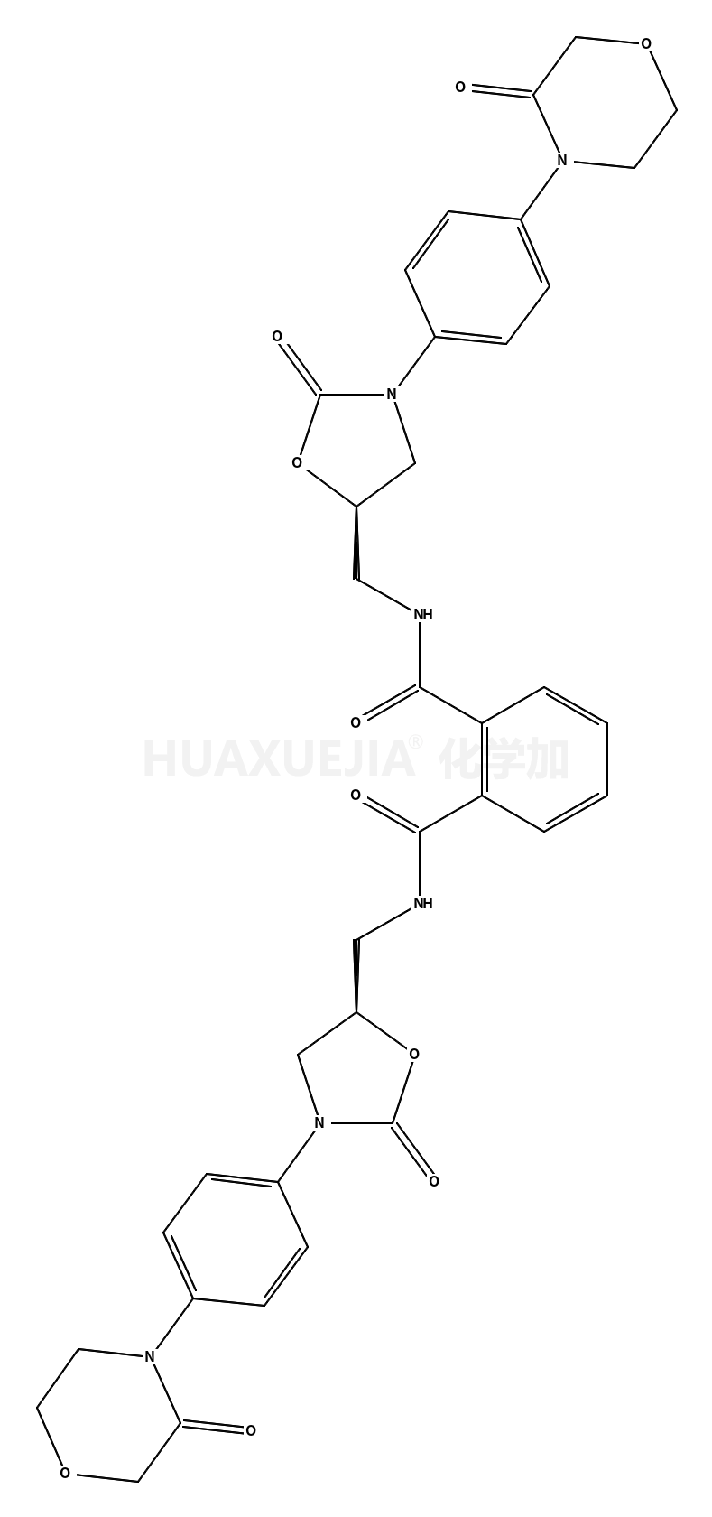 N1,N2-双[[(5S)-2-氧代-3-[4-(3-氧代-4-吗啉)苯基]-5-噁唑啉]甲基]-1,2-苯二羧酰胺