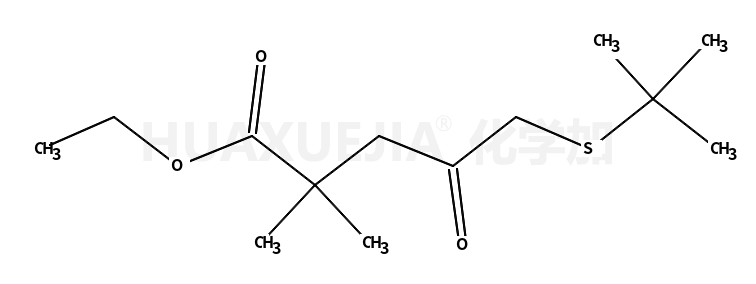 5-(叔丁基硫代)-2,2-二甲基-4-氧代戊酸乙酯