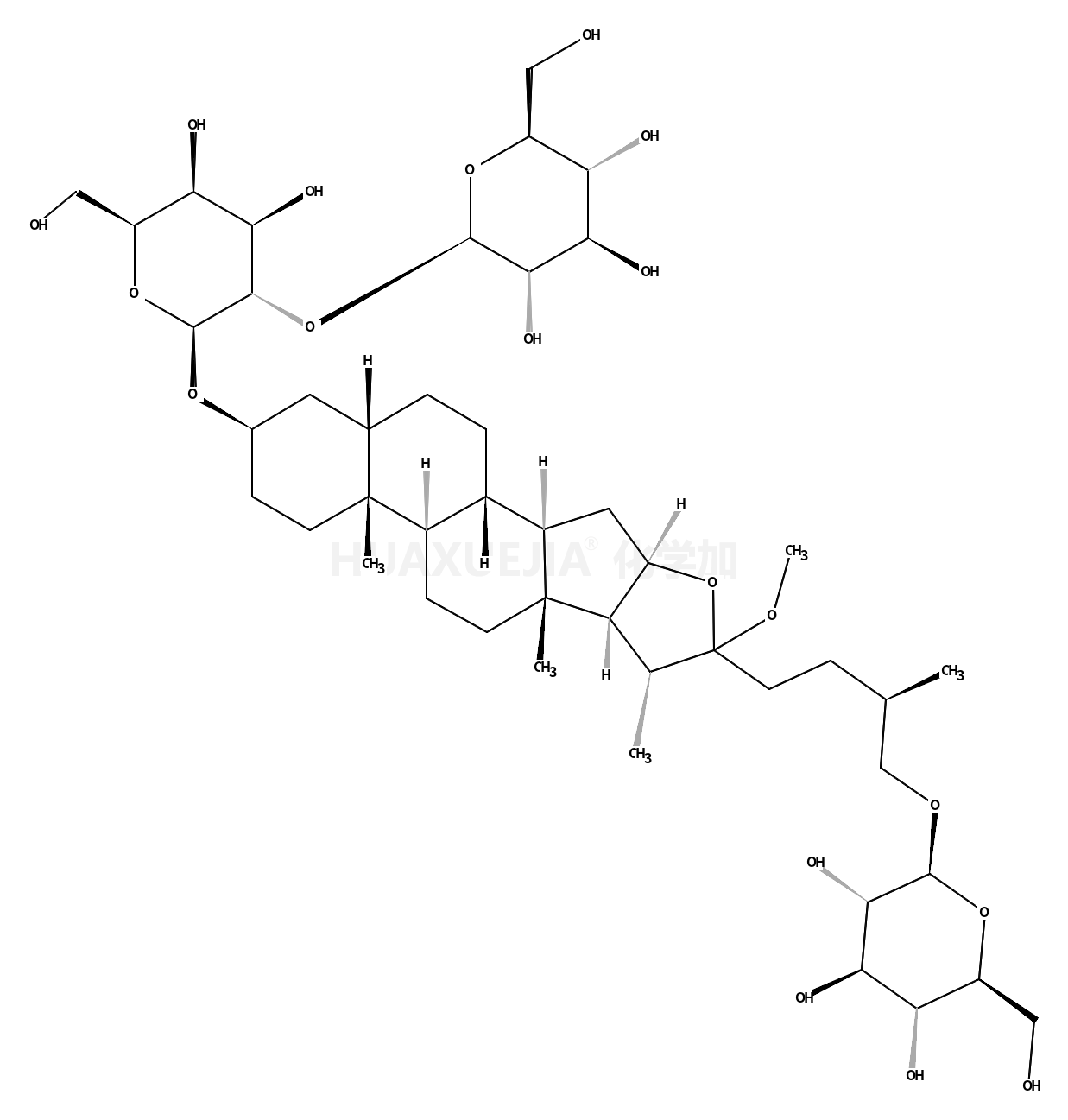 (3β,5β,25S)-26-(β-D-Glucopyranosyloxy)-22-methoxyfurostan-3-yl 2- O-β-D-glucopyranosyl-β-D-galactopyranoside